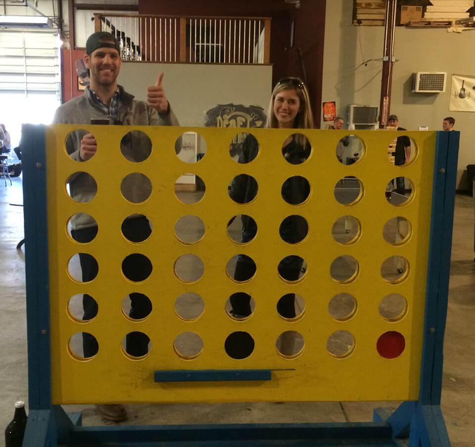 a large machine in a room