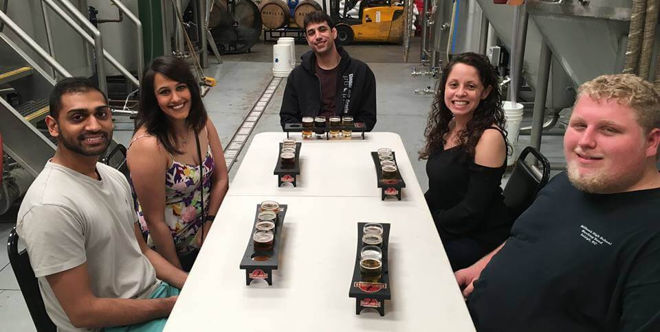 a group of people posing for the camera