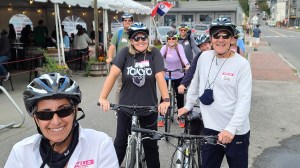 a group of people posing for the camera
