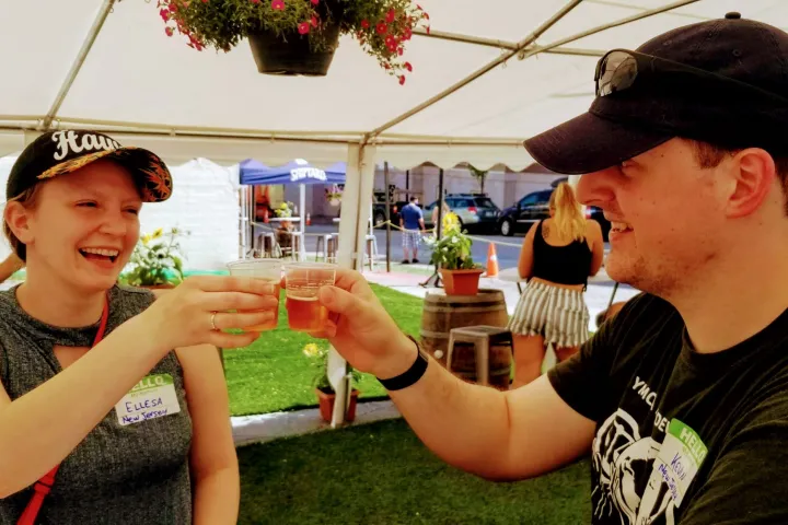 a person wearing a hat