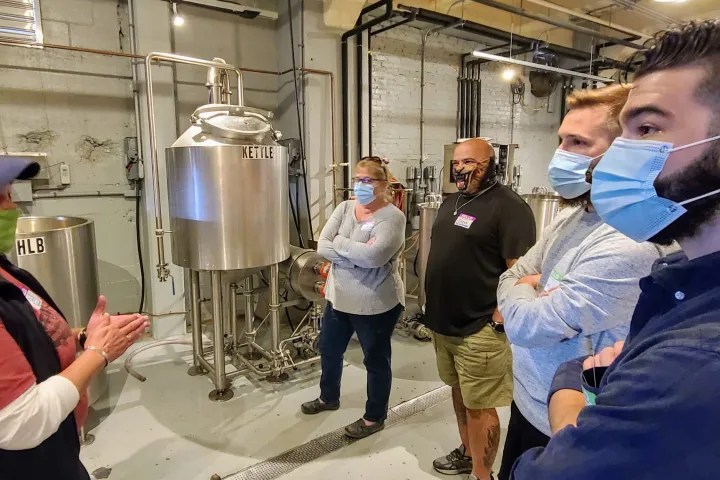 a group of people wearing costumes