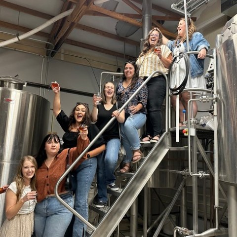 a group of people in a room