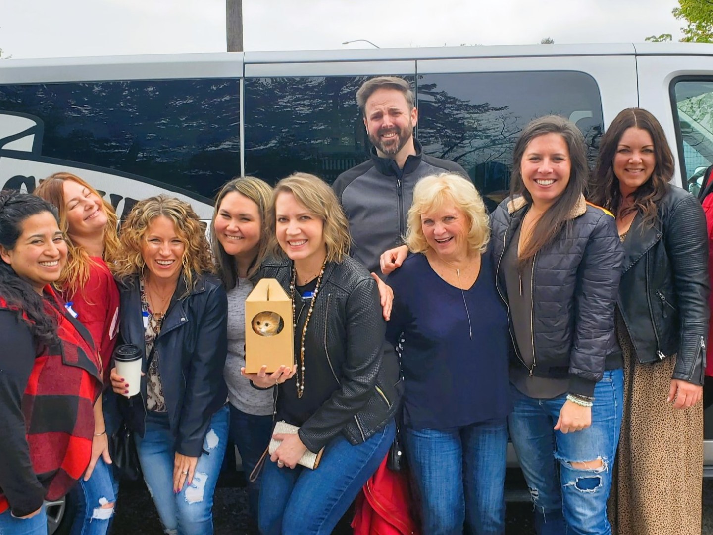 Stephanie Knight et al. posing for a photo