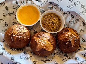 a plate of food and a cup of coffee