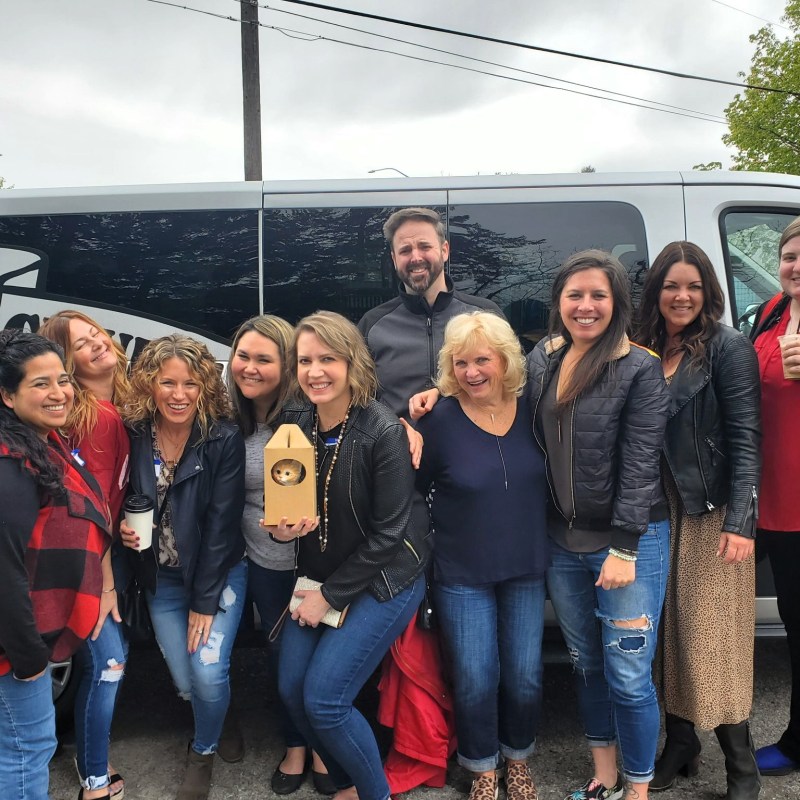 Stephanie Knight et al. posing for a photo