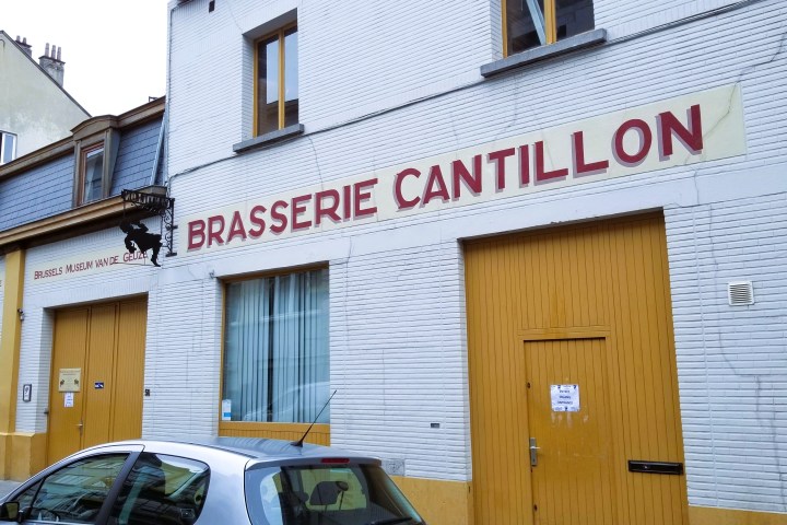 a car parked in front of a house